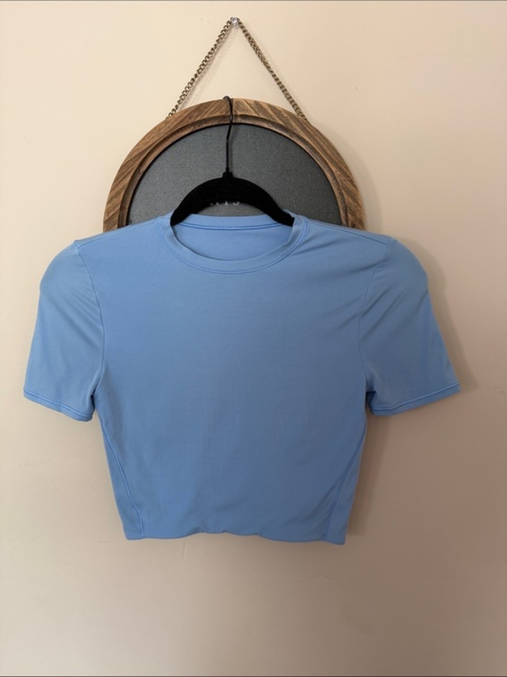 Lululemon Wundermost Ultra-Soft Nulu Crewneck Cropped T-Shirt